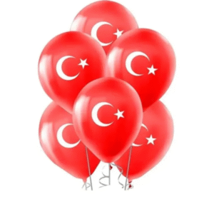 10 Adet 12 Inç Ay Yıldız Balon