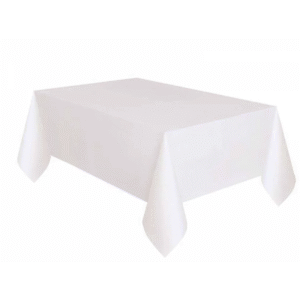 1 Adet Beyaz 120x180 Cm Kullan At Masa Örtüsü Doğum Günü Partisi, Kutlama Partisi, Mevlit Yemeği